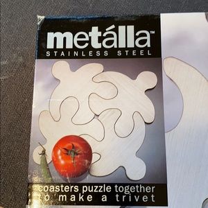 Stainless steel coaster set - trivet